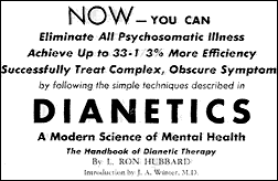 [ADVERT FOR DIANETICS, 1950]